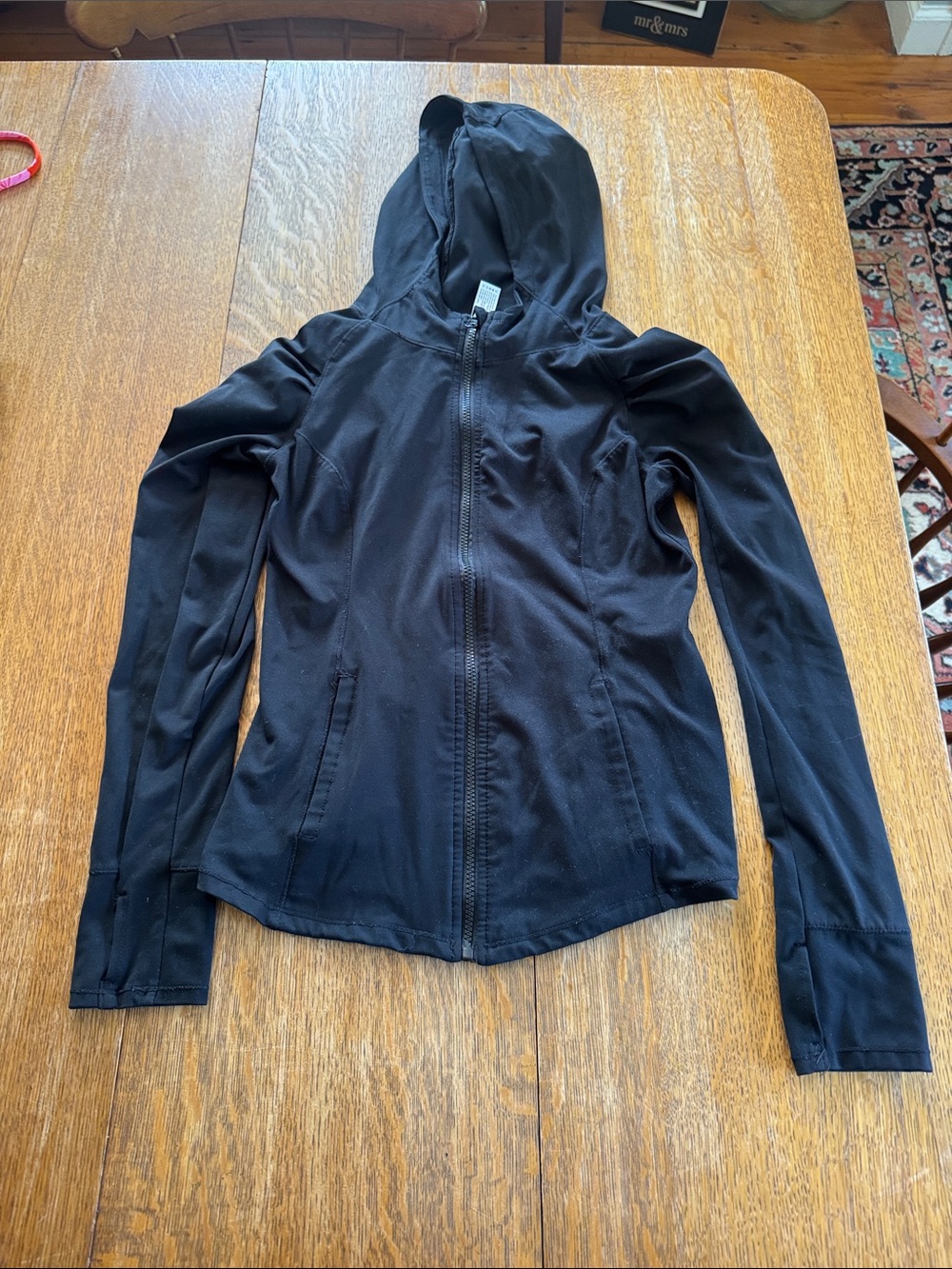 Yogalicious Black Hooded Utility Jacket